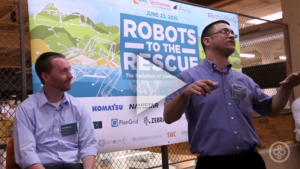 Komatsu Presenting at Robots to the Rescue in 2015