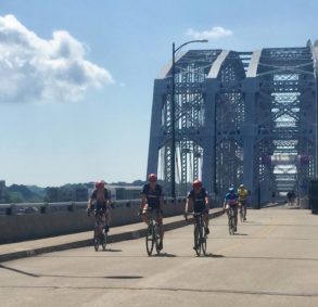 Lithko Cincinnati Race over bridge