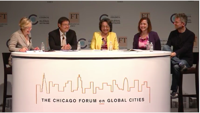 Climate change panel from the Chicago Forum on Global Cities