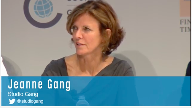 Jeanne Gang at the Global Cities Forum