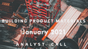 2021 Analyst Call Building Product Materials January-01