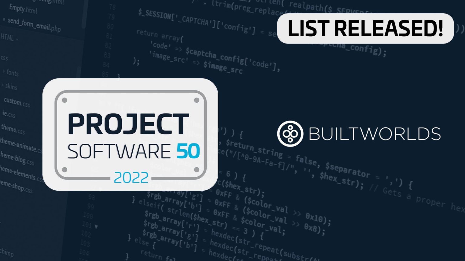 2022 Project Software Top 50 List - List Released! - BuiltWorlds
