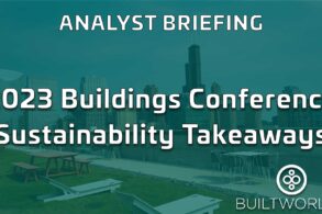2023 Buildings Conference Sustainability Takeaways