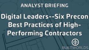 Digital Leaders--Six Precon Best Practices of High-Performing Contractors