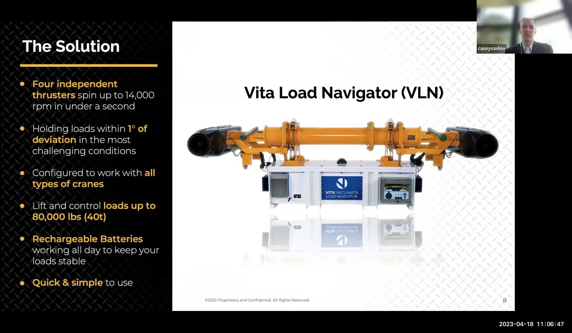 April Venture Forum Meeting: Demo Drop - Vita Inclinata