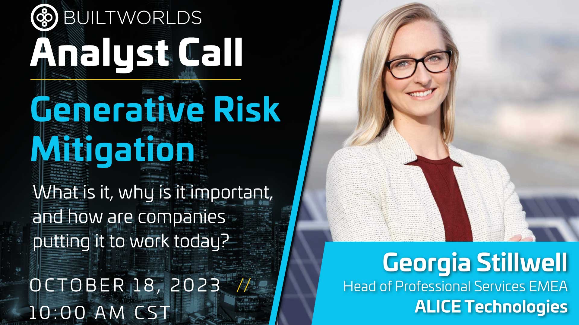 BuiltWorlds Analyst Call: Generative Risk Mitigation - BuiltWorlds