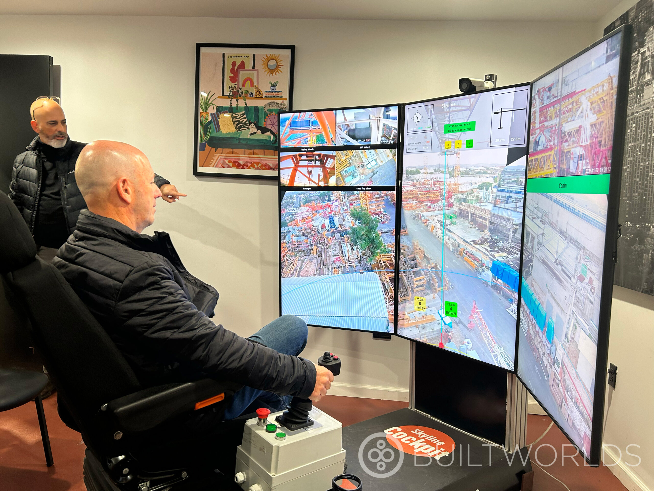 Israeli startup, Skyline Cockpit Demonstrates the Potential For Remotely Operated Tower Cranes.