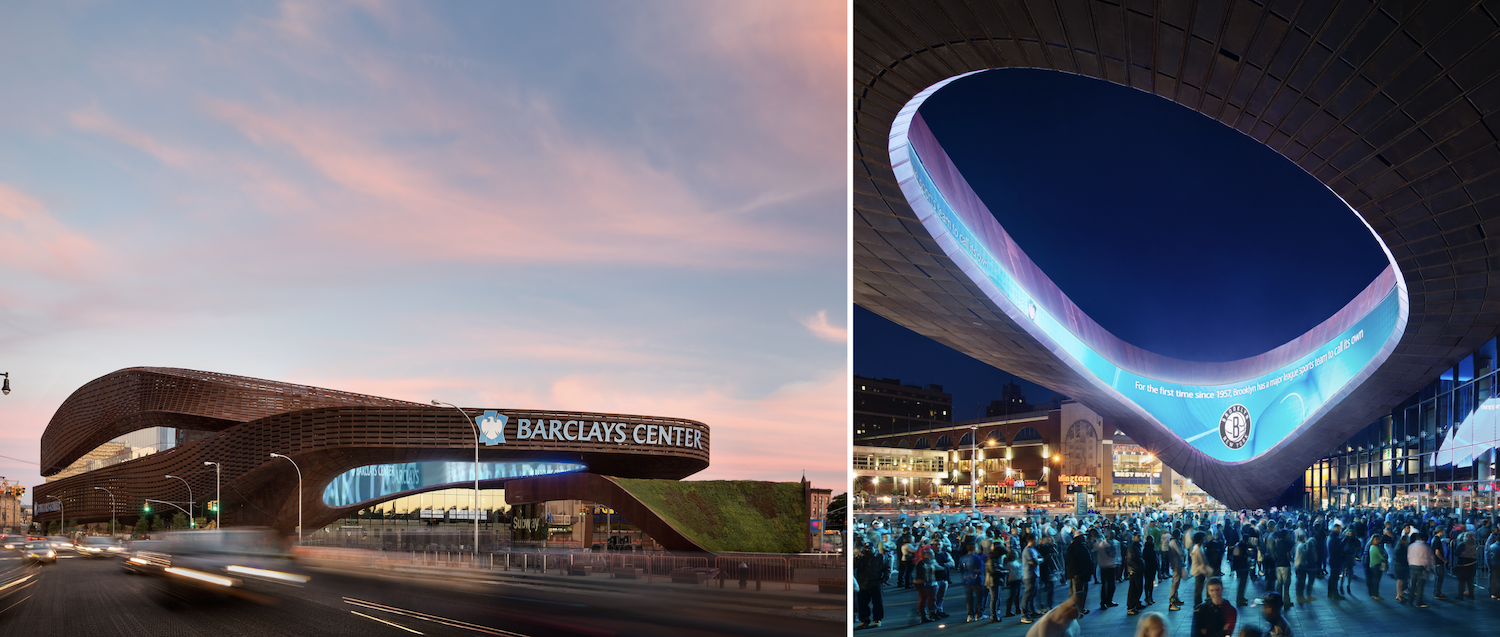 The Barclays Center designed by SHoP Architects