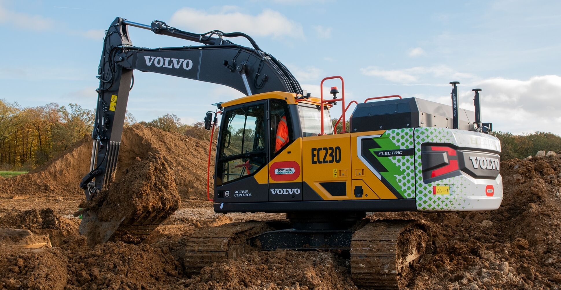 Volvo CE's larger EC230 Electric excavator. Image: Volvo Construction Equipment.