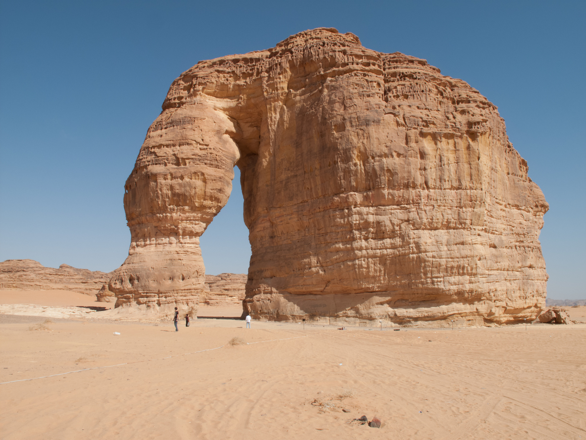 Al Ula rock site of new tourist destinationin Saudi Arabia