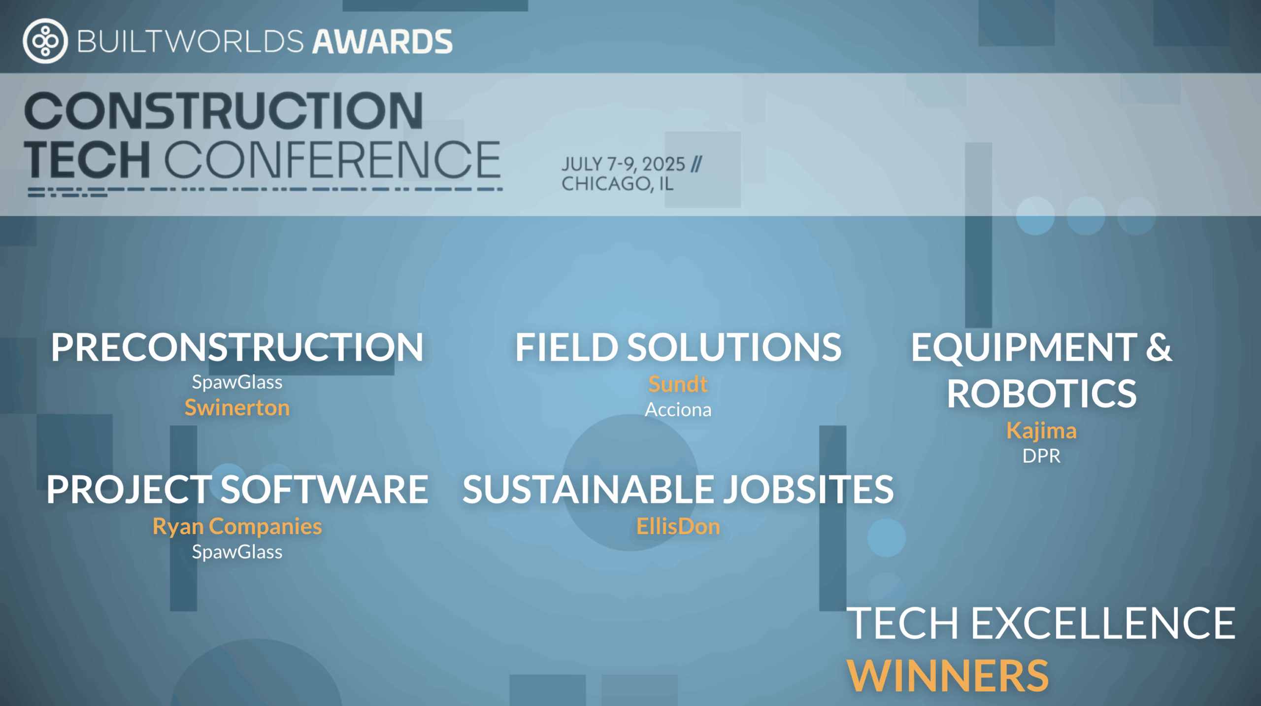 Inaugural Contractor's Choice and Tech Excellence Awards Celebrated at ...