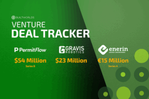 BuiltWorlds venture deal tracker including deals from permitflow, gravis robotics and Enerin