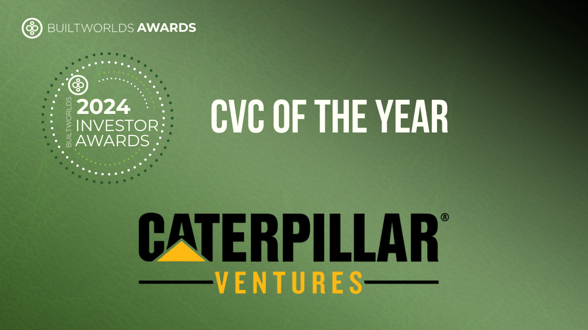 BuiltWorlds' CVC investor of the year Caterpillar ventures