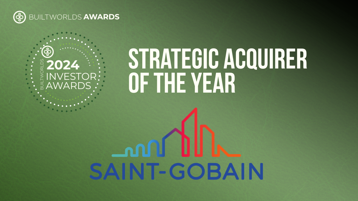 BuiltWorlds' strategic acquirer of the year Saint-Gobain
