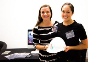 Bridgit's Alannah Bird and Lauren Hasegawa at our event in 2014.